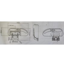 Barandas para Cama Hospitalaria ABS x4 Seguridad | Sante y Confort