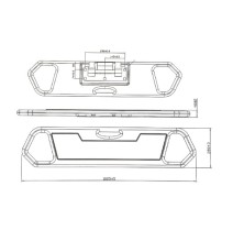 Barandas ABS Cama Hospitalaria x2 Seguridad | Sante y Confort