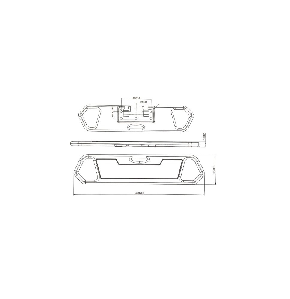 Barandas ABS Cama Hospitalaria x2 Seguridad | Sante y Confort