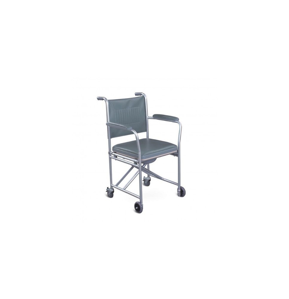 SILLA SANITARIA PLEGABLE CON RODACHINES