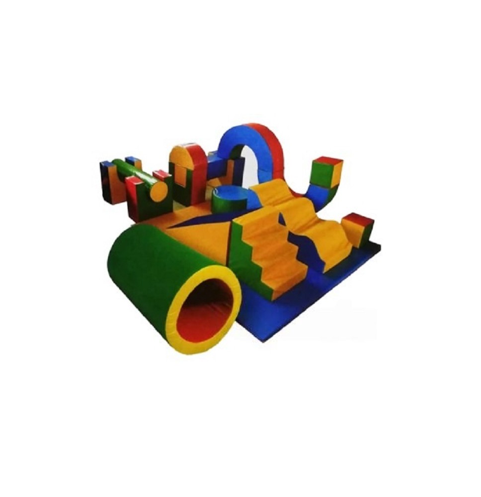 Gimnasio Infantil Ludoteca X18 | Circuito de Juegos en MDF y Yumbolon