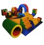 Gimnasio Infantil Ludoteca X18 | Circuito de Juegos en MDF y Yumbolon