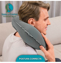 Cojín Cervical Inflable | Ajustable y Portátil