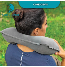 Cojín Cervical Inflable | Ajustable y Portátil