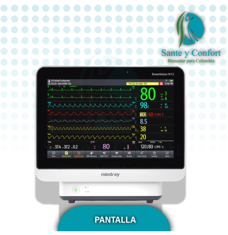 Monitor BeneVision N12 | Monitoreo Avanzado en Bogotá | Mindray