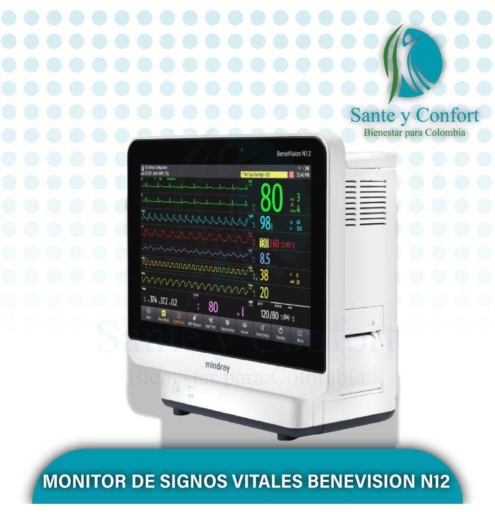 Monitor BeneVision N12 | Monitoreo Avanzado en Bogotá | Mindray