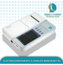 Electrocardiógrafo 3 Canales BeneHeart R3 | ECG Portátil