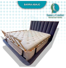 Baranda Cama Hospitalaria Aluminio Seguridad | Sante y Confort