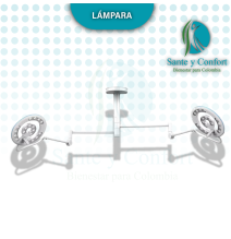 Lámpara Serie HYLED 600/600: Iluminación Quirúrgica LED Dual de Precisión