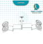 Lámpara Serie HYLED 600/600: Iluminación Quirúrgica LED Dual de Precisión