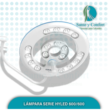 Lámpara Serie HYLED 600/600: Iluminación Quirúrgica LED Dual de Precisión