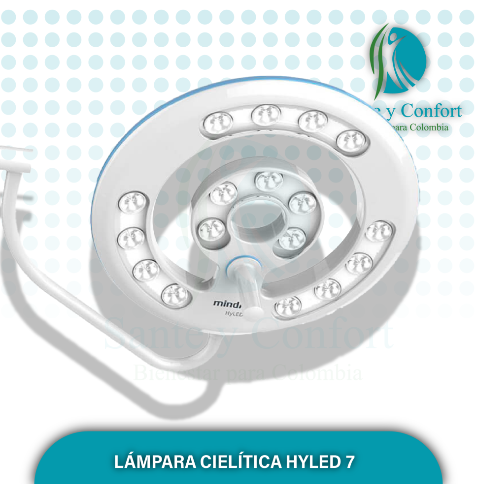 LÁMPARA CIELÍTICA HYLED 7 Mindray: Iluminación LED de Precisión.