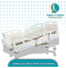 Cama Hospitalaria Eléctrica UCI Multifuncional PUKANG | Sante y Confort