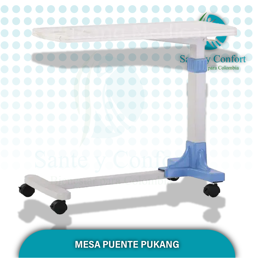 Mesa Puente Hospitalaria en ABS | Altura Graduable