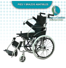 SILLA DE RUEDAS ABATIBLE