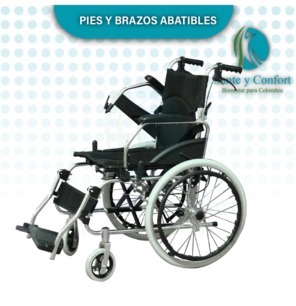 SILLA DE RUEDAS ABATIBLE