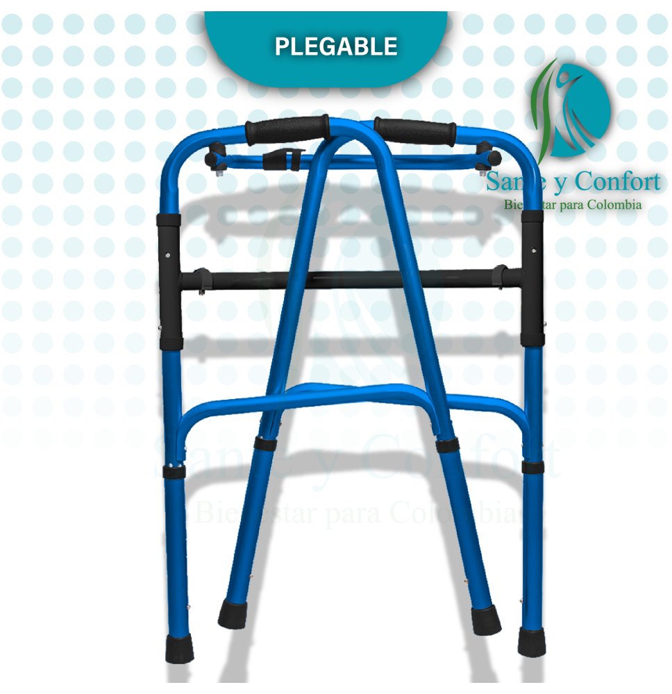 CAMINADOR DOBLE FUNCION AZUL