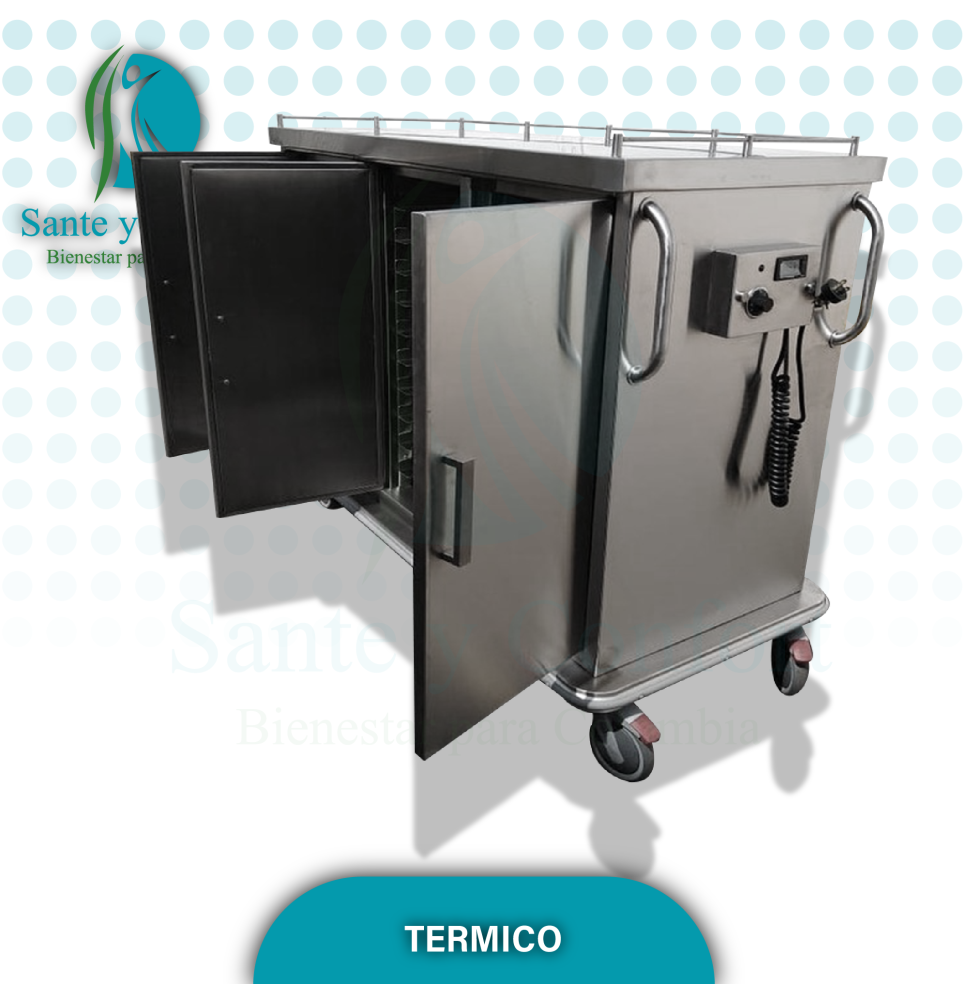 Carro Térmico de Alimentos - Mantén la Temperatura Ideal