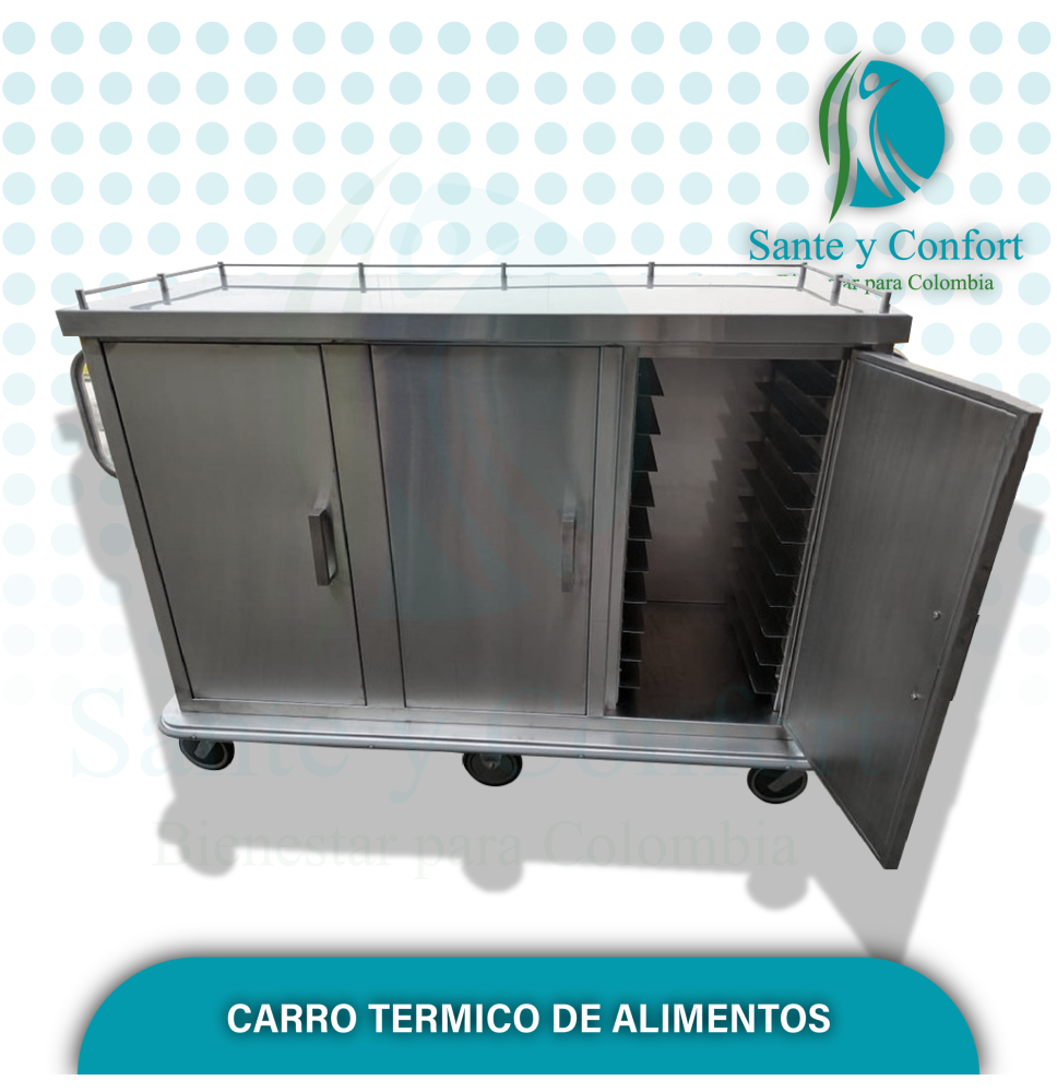 Carro Térmico de Alimentos - Mantén la Temperatura Ideal