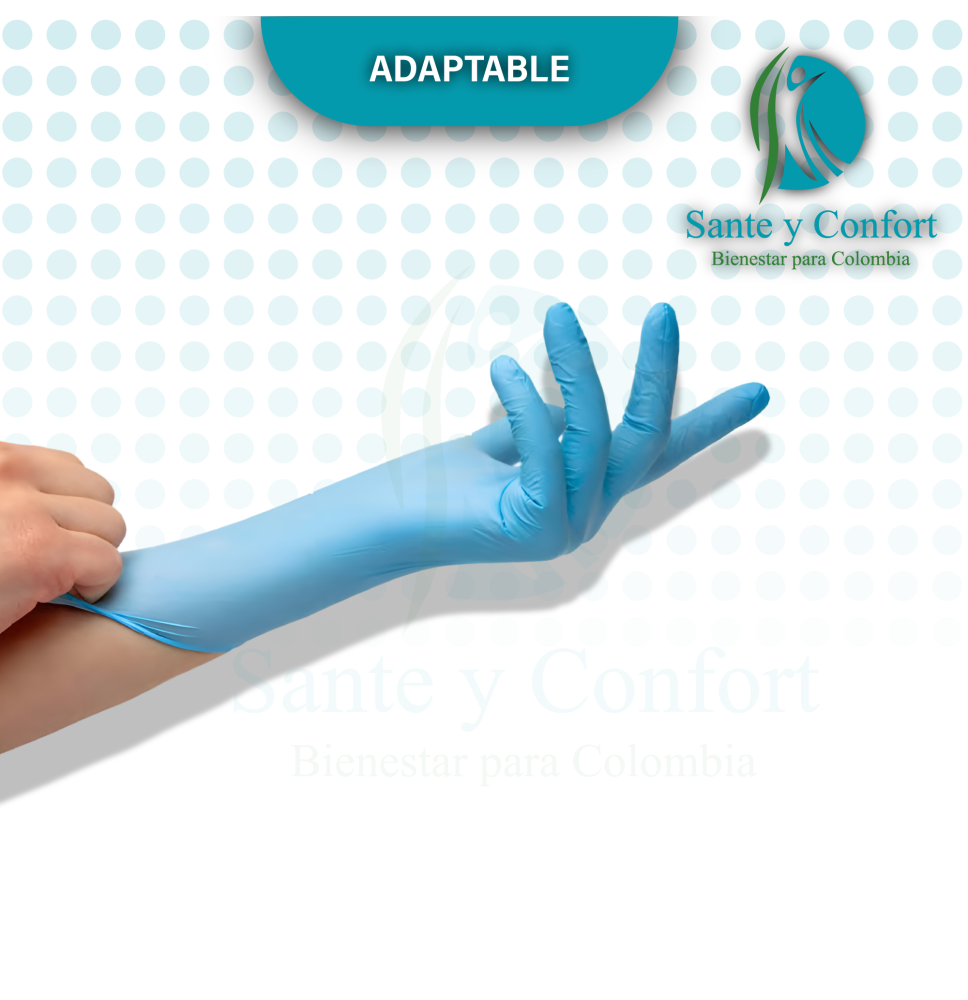 GUANTES DE NITRILO QUIRURGICO