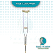 muleta aluminio