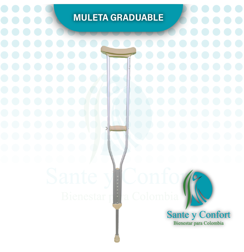 muleta aluminio