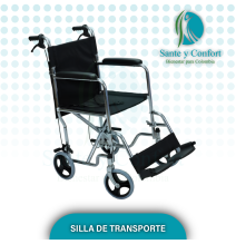 silla de ruedas de transporte