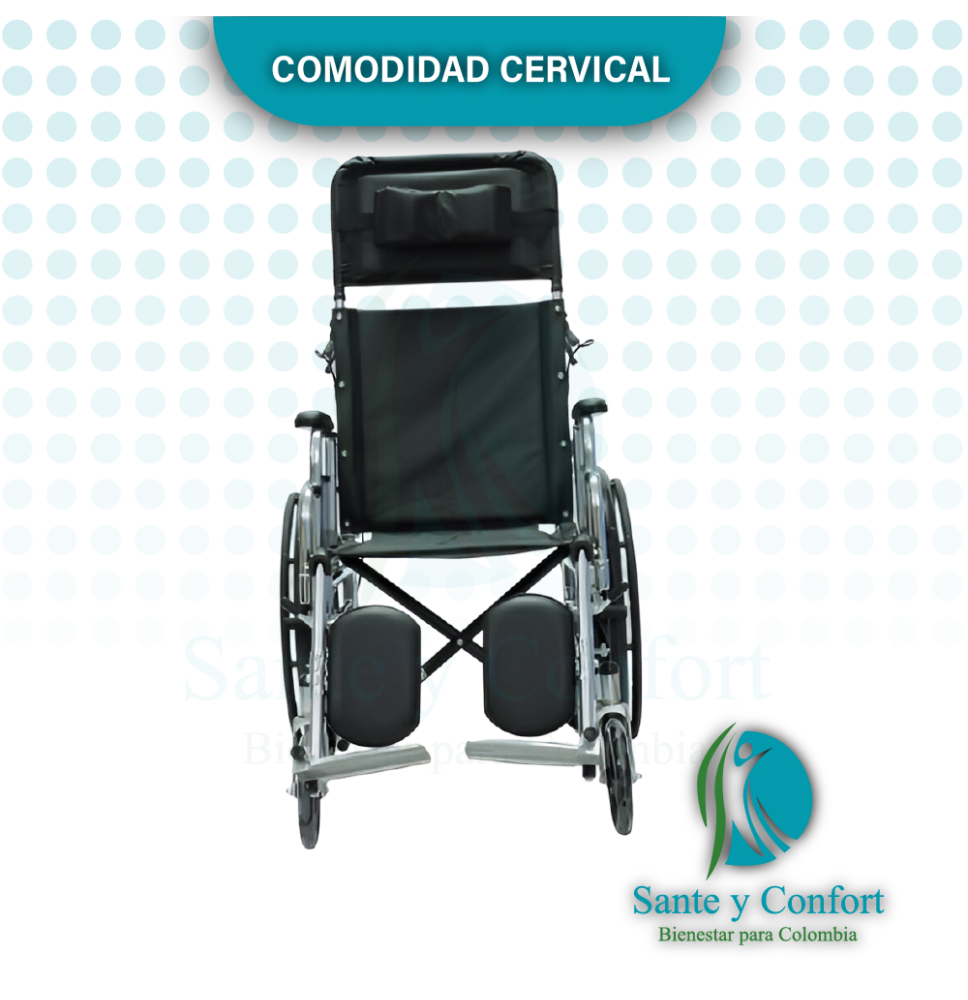 silla de ruedas reclinable