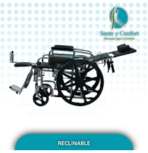 silla de ruedas reclinable