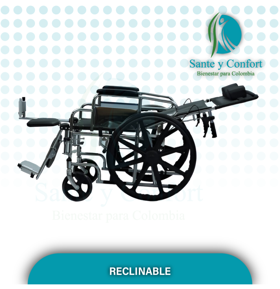 silla de ruedas reclinable