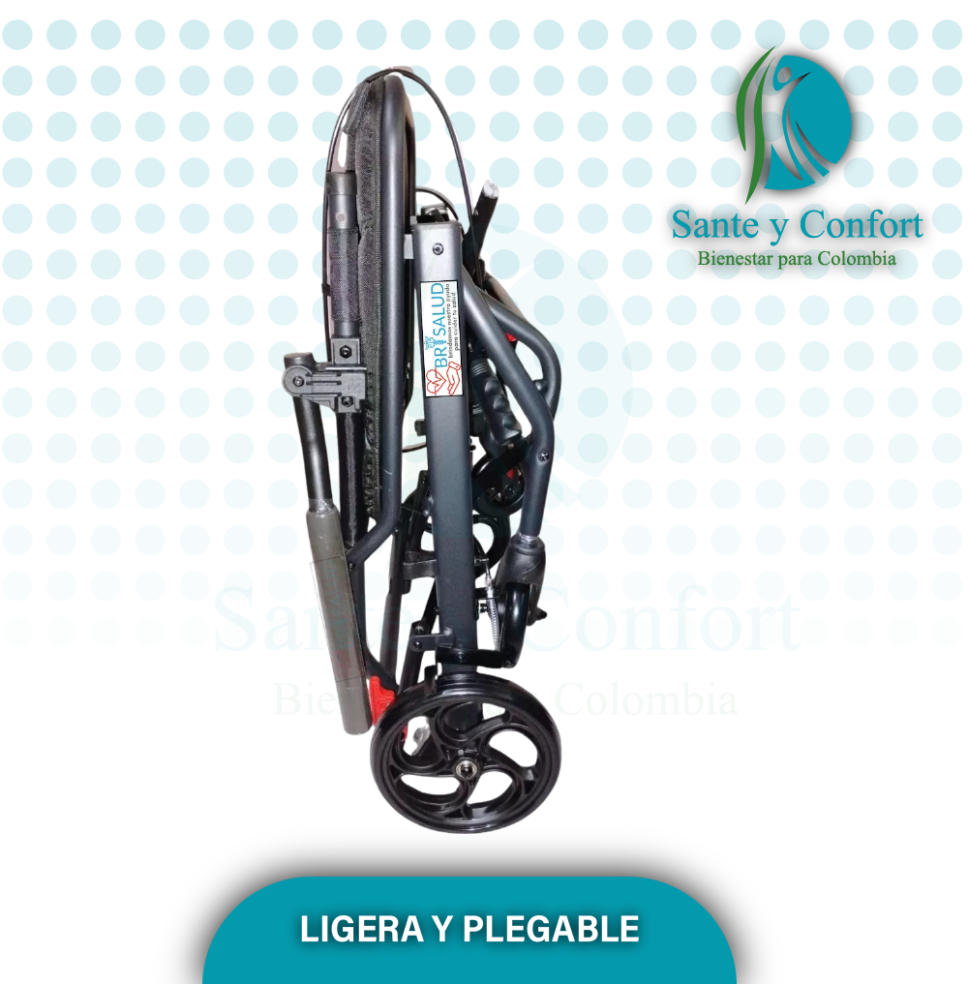 silla de ruedas plegable