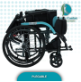 silla de ruedas abatible