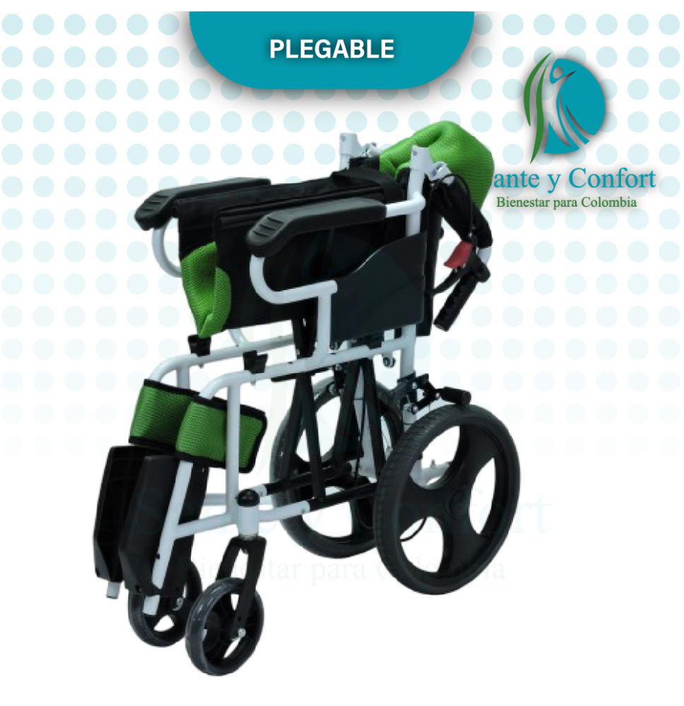 silla de ruedas plegable