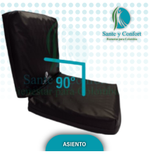 Cojín Antiescaras para Silla de Ruedas Asiento y Espaldar | Sante y Confort