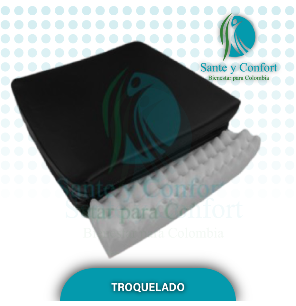Cojín Antiescaras para Silla de Ruedas Asiento y Espaldar | Sante y Confort