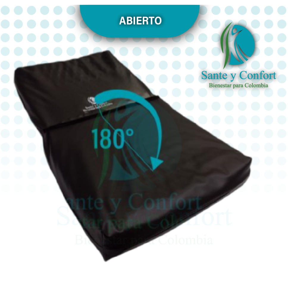 Cojín Antiescaras para Silla de Ruedas Asiento y Espaldar | Sante y Confort