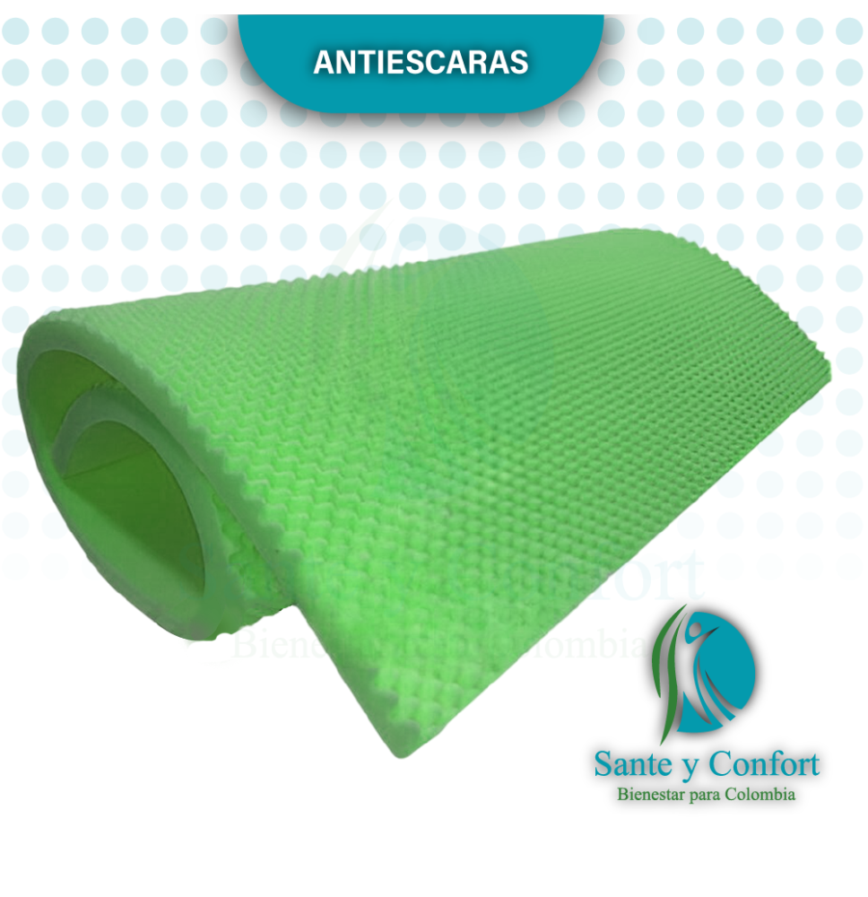 Colchoneta Antiescaras con Forro Antifluido D26 | Sante y Confort
