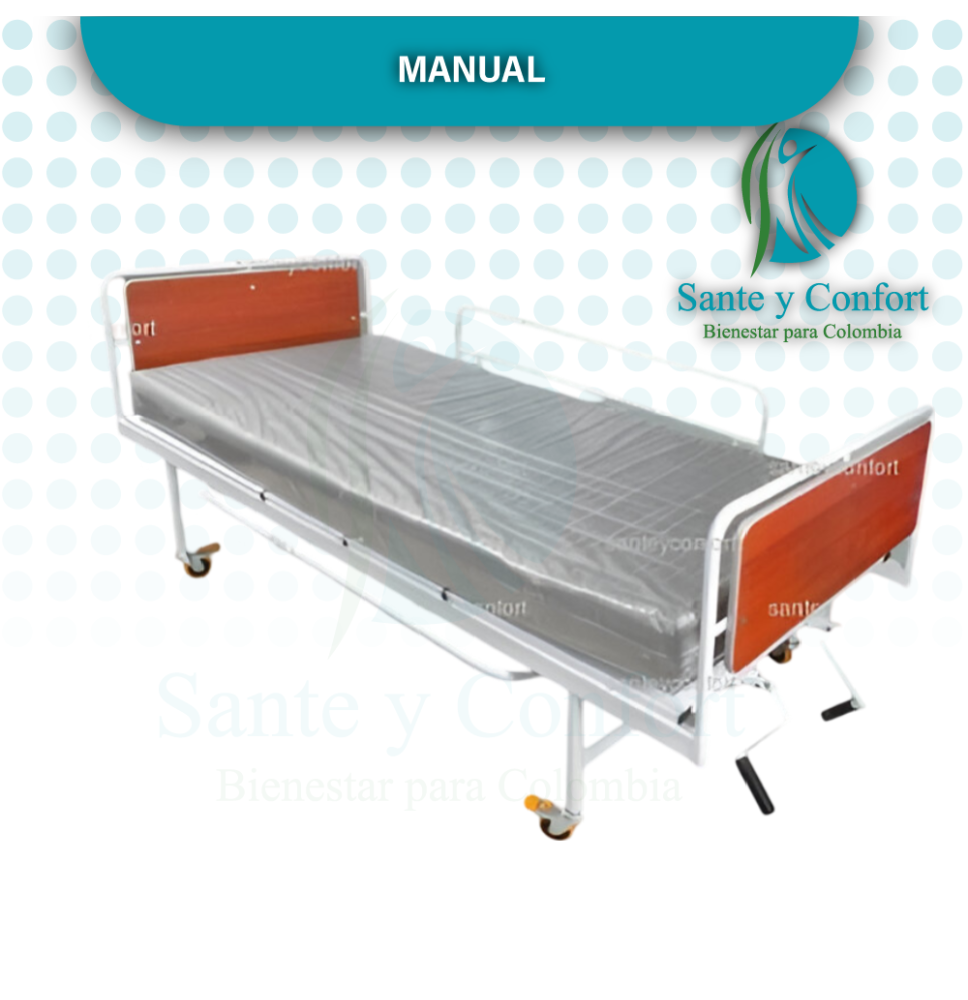 cama hospitalaria manual