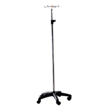 Atril Porta Suero Inoxidable HB Pukang con 4 Ganchos