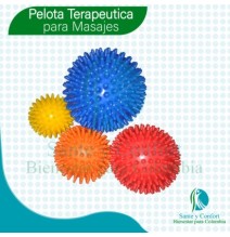 Pack de pelotas de masaje con púas – Fisioterapia y yoga
