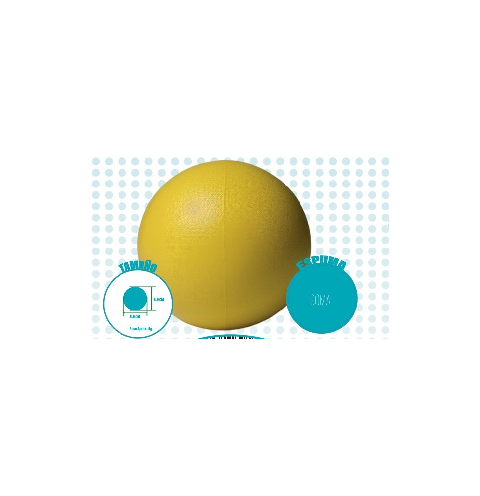 PELOTA LIGERA PARA TERAPIA Y REHABILITACION DE MANO