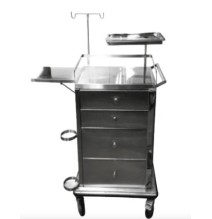 Gabinete de Acero Inoxidable con Ruedas - Resistente y Funcional