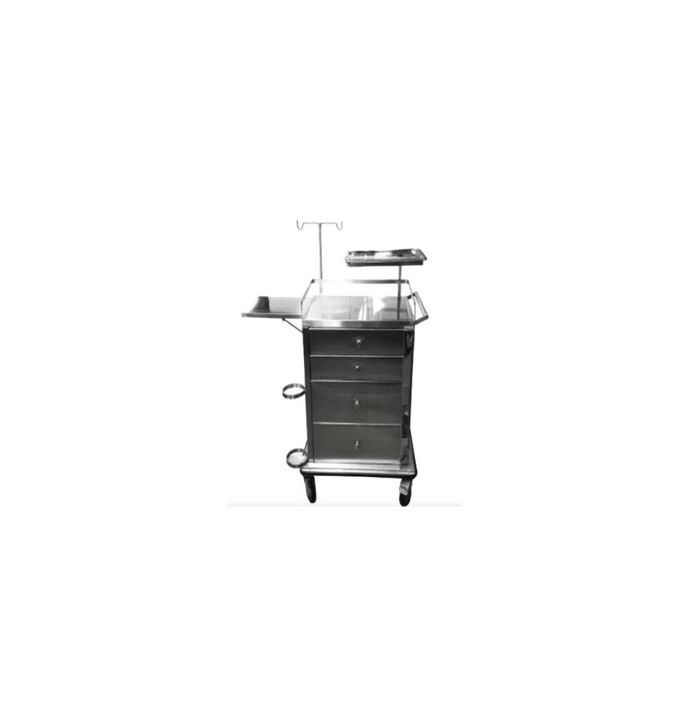 Gabinete de Acero Inoxidable con Ruedas - Resistente y Funcional