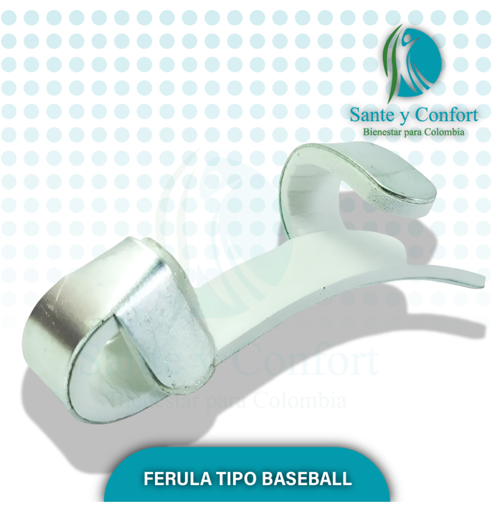 Férula Tipo Baseball para Dedo | Inmovilización Cómoda y Segura