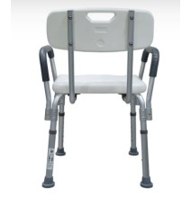 silla ducha ajustable con pines de seguridad en aluminio