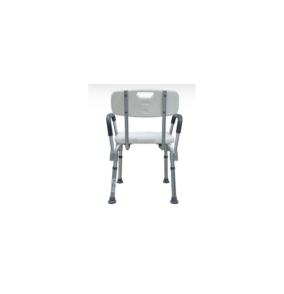 silla ducha ajustable con pines de seguridad en aluminio