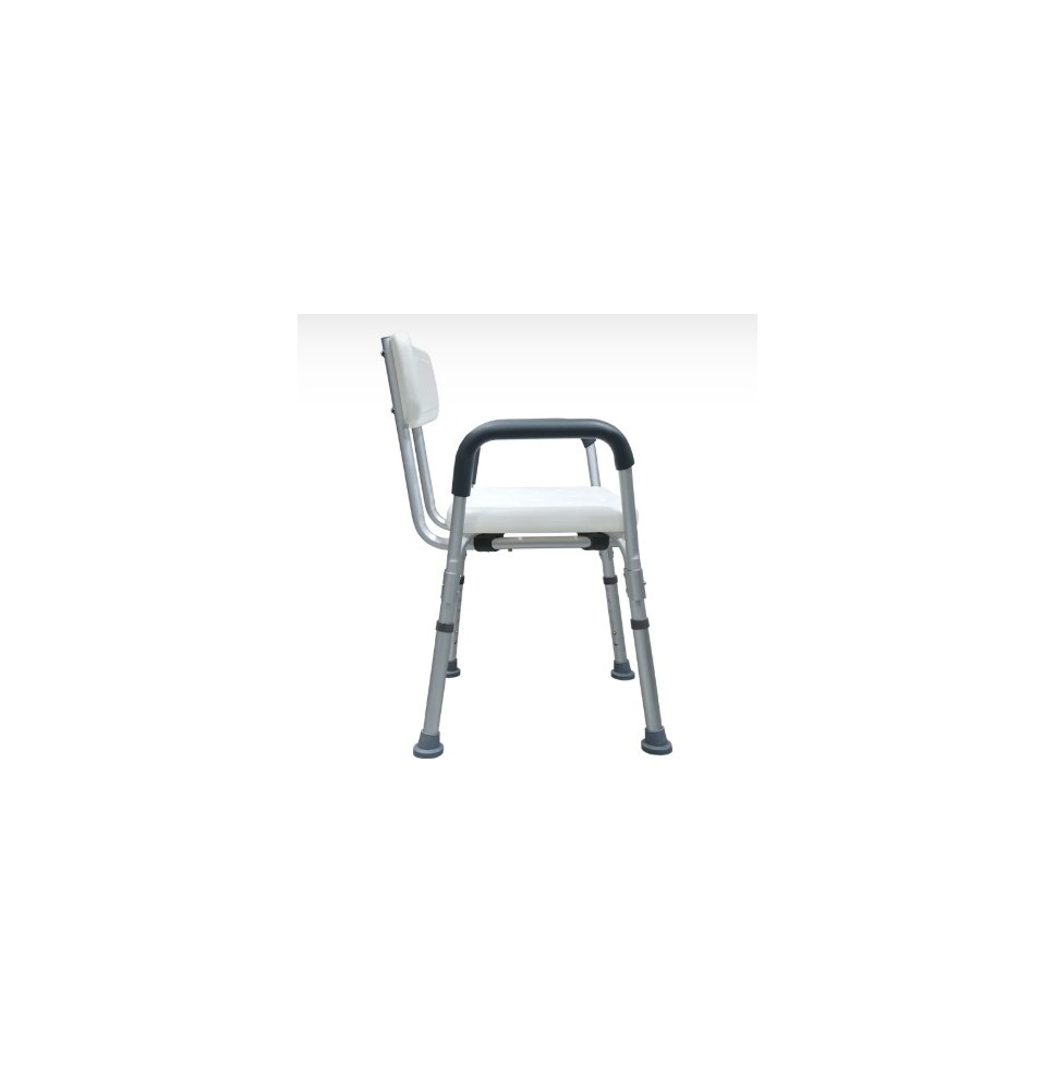 Silla para Ducha con Brazos | Ajustable y Antideslizante