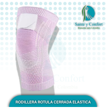 RODILLERA ROTULA CERRADA ELASTICA CON BANDAS ELASTICAS