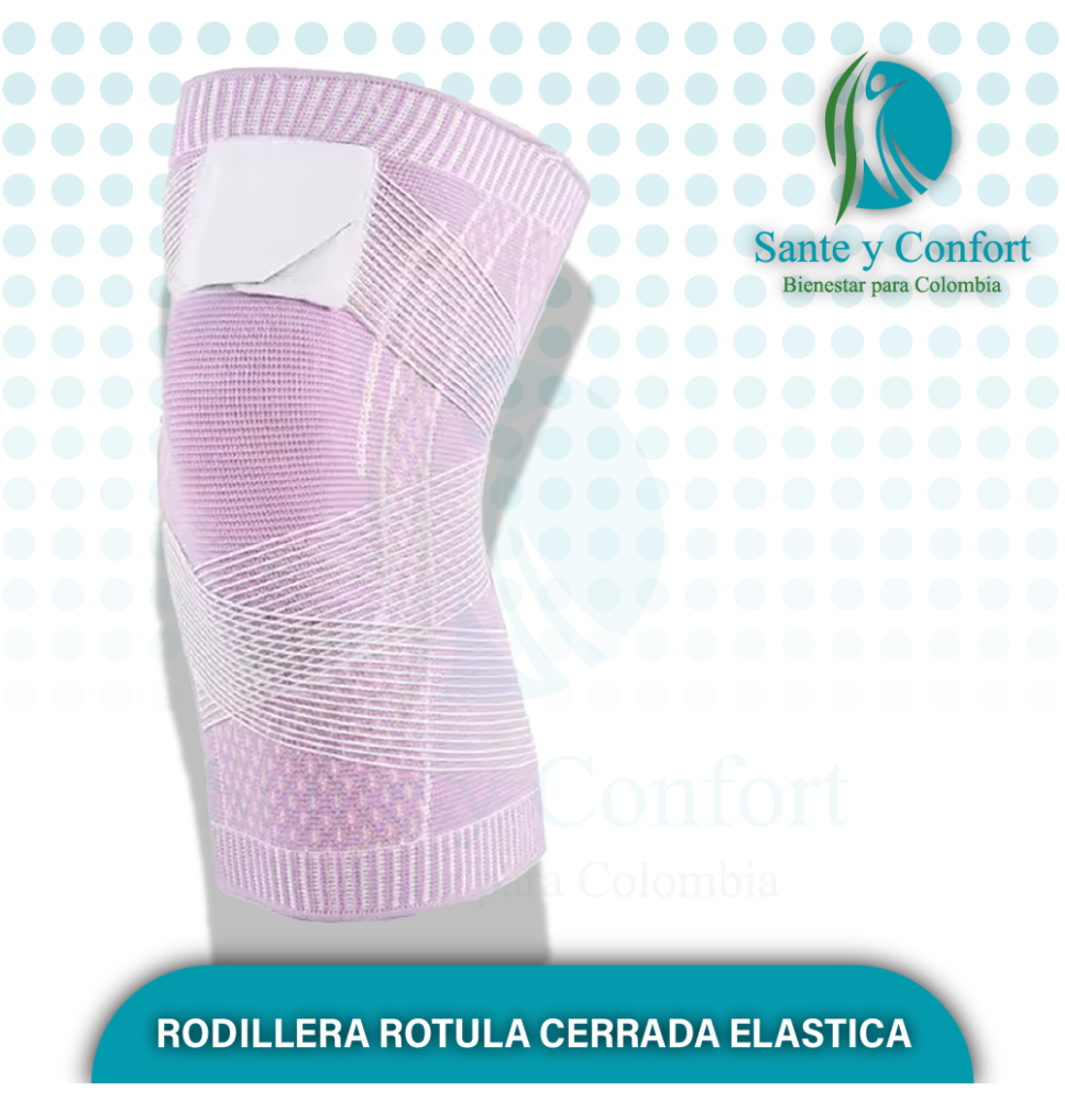 RODILLERA ROTULA CERRADA ELASTICA CON BANDAS ELASTICAS