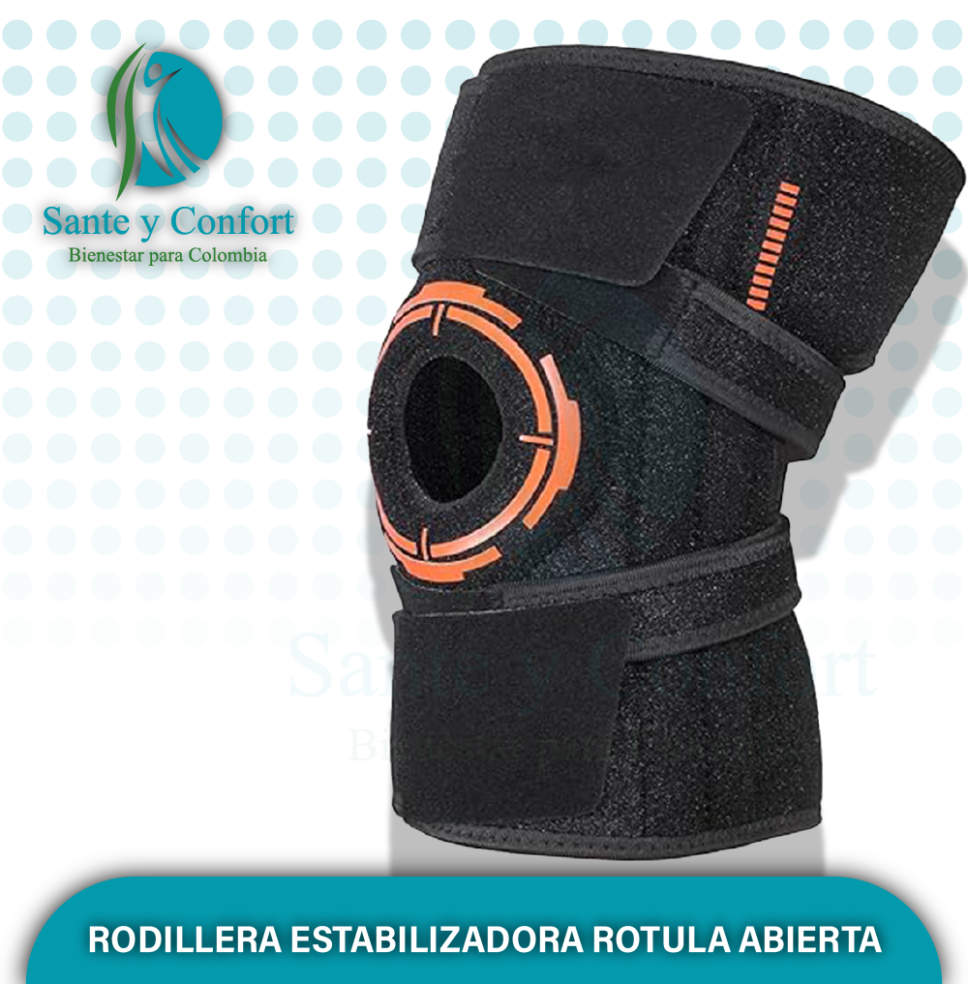 RODILLERA ESTABILIZADORA ROTULA ABIERTA CON BANDA ELASTICA